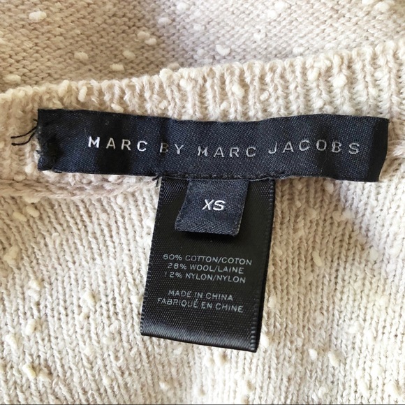 Marc By Marc Jacobs Textured Beige Cardigan - Picture 8 of 8